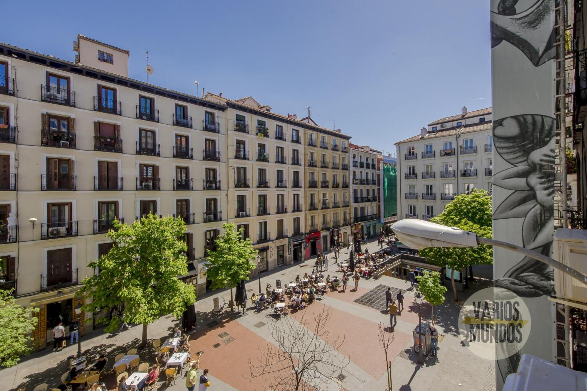 Confortable Apt Para 3 Pax A 1 Min De Gran Via Madrid Ngoại thất bức ảnh