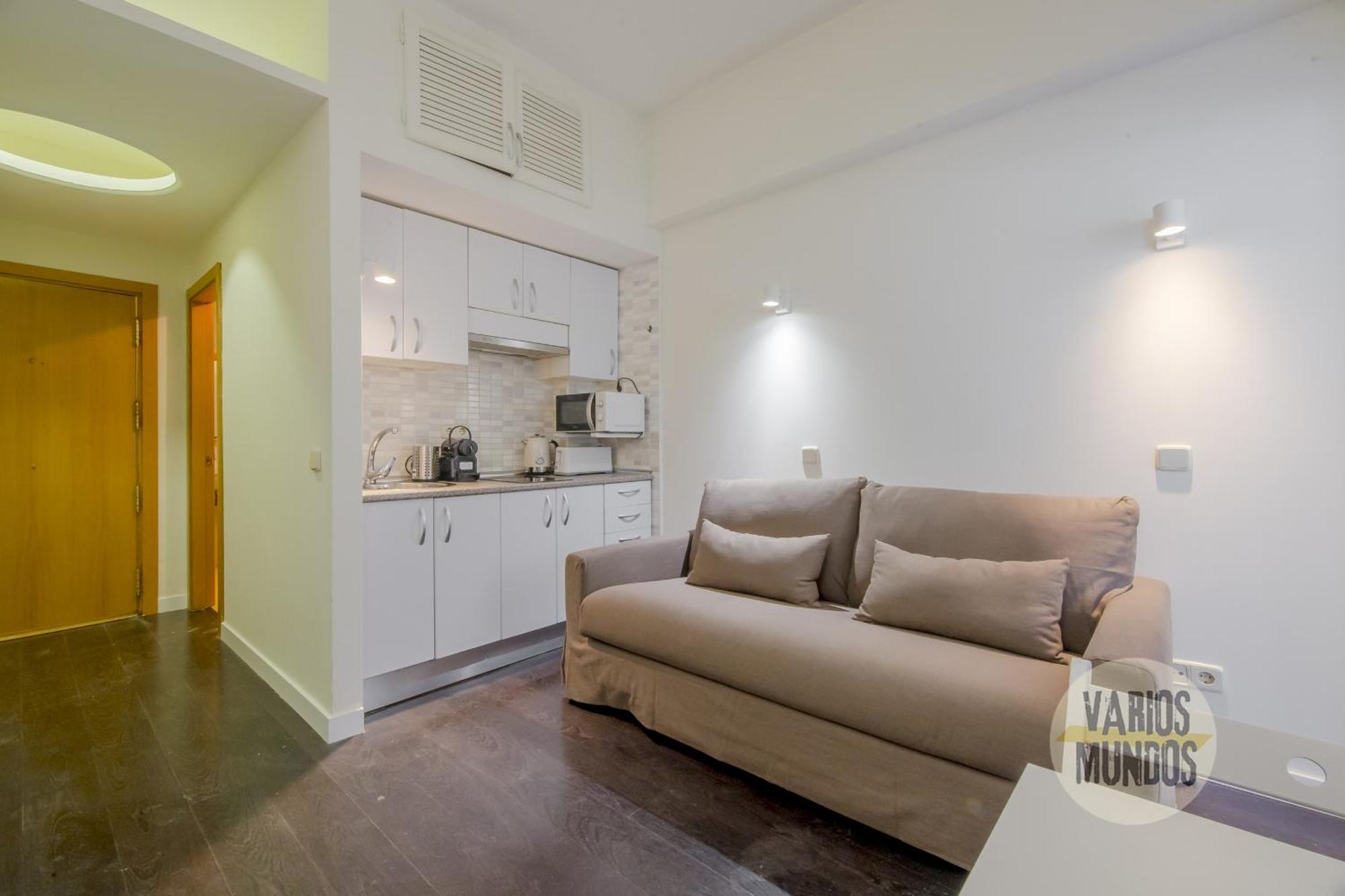 Confortable Apt Para 3 Pax A 1 Min De Gran Via Madrid Ngoại thất bức ảnh