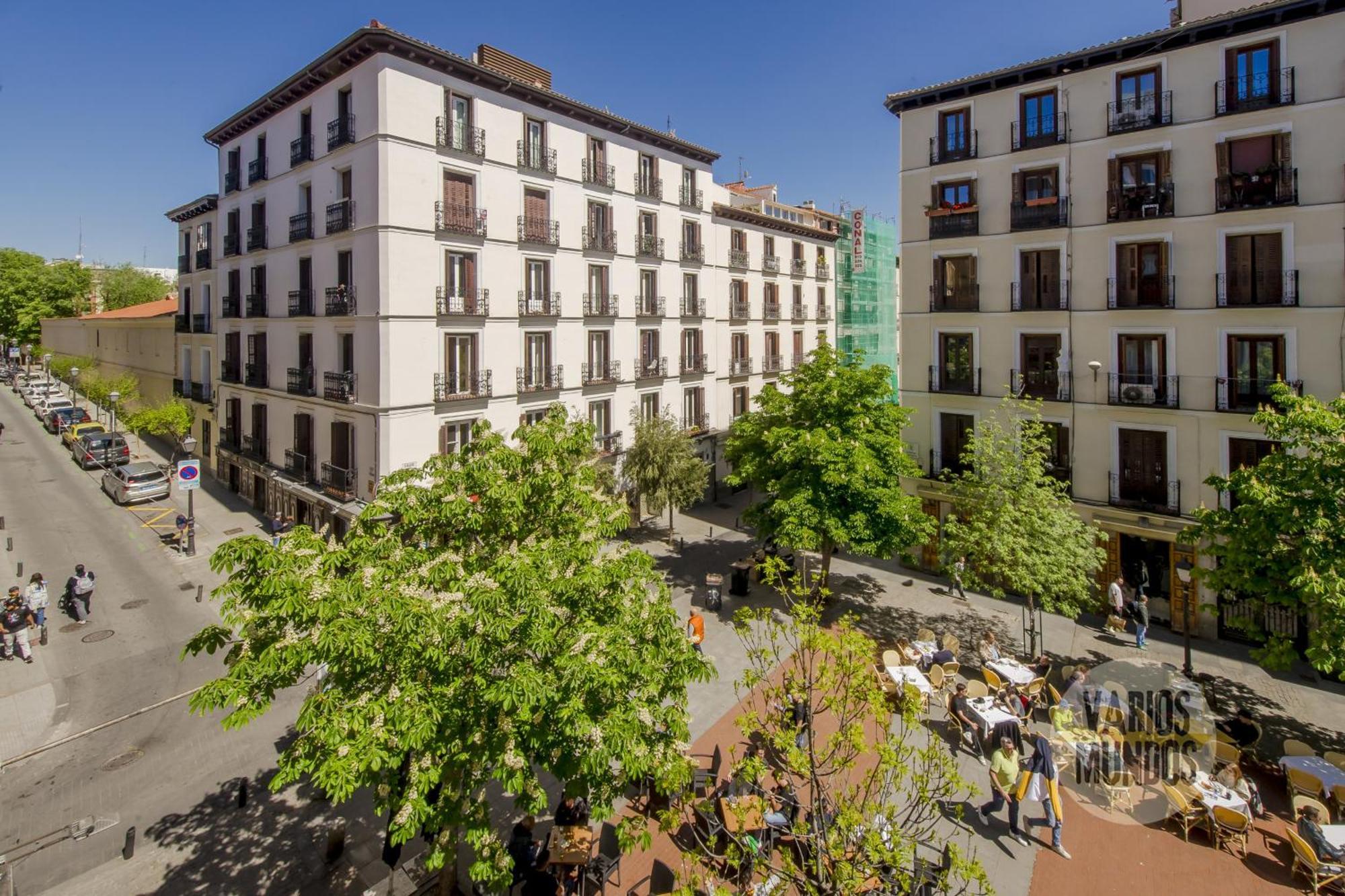 Confortable Apt Para 3 Pax A 1 Min De Gran Via Madrid Ngoại thất bức ảnh