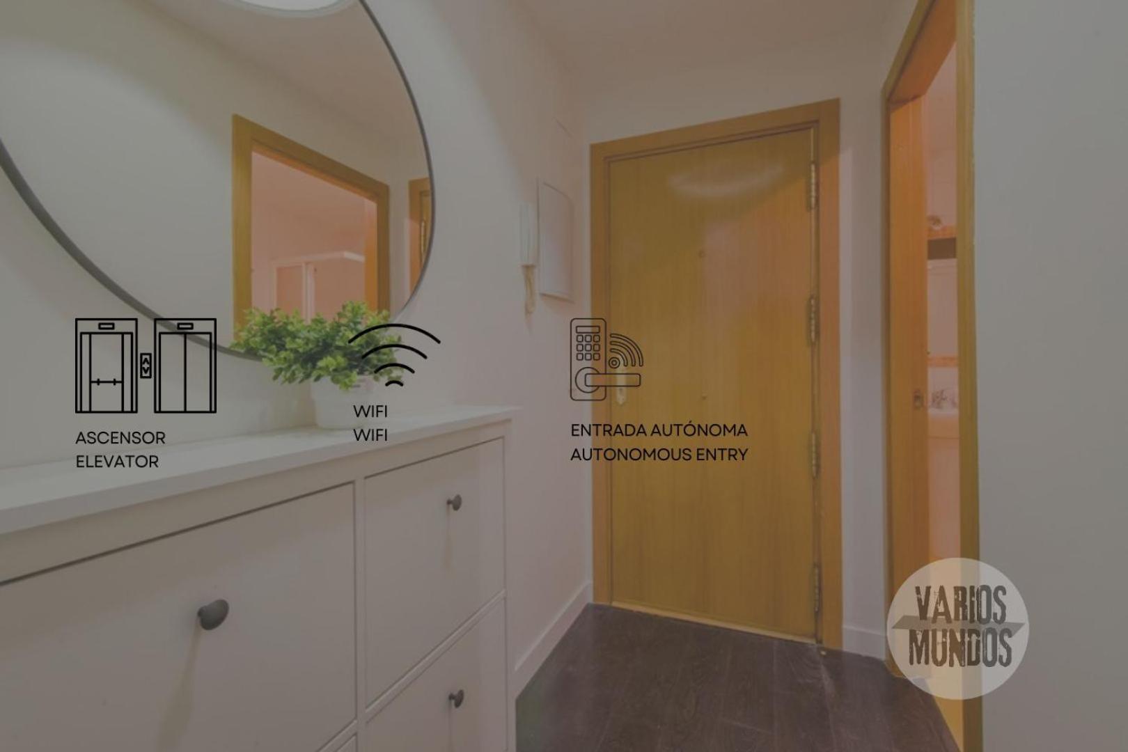 Confortable Apt Para 3 Pax A 1 Min De Gran Via Madrid Ngoại thất bức ảnh
