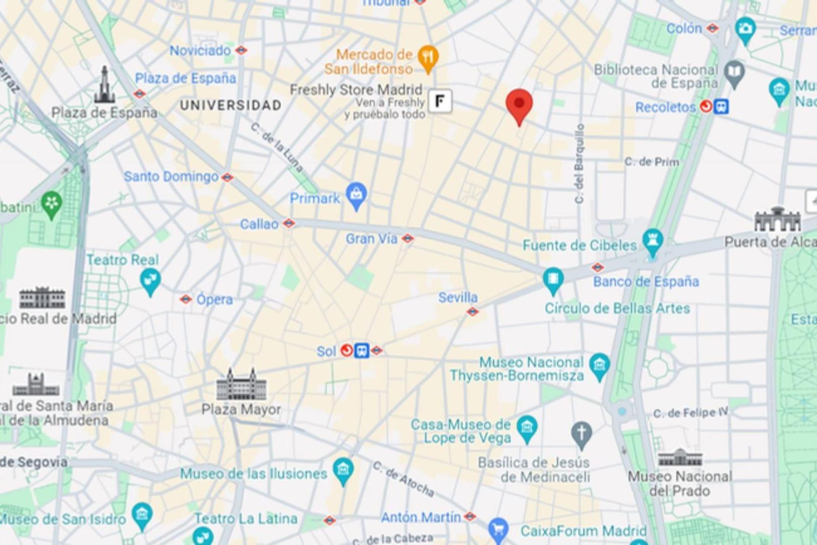 Confortable Apt Para 3 Pax A 1 Min De Gran Via Madrid Ngoại thất bức ảnh